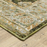 Oriental Weavers Sphinx Andorra 2417B Green/ Gold Rug.