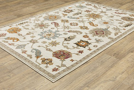 Oriental Weavers Sphinx Andorra 2419B Ivory/ Multi Rug.