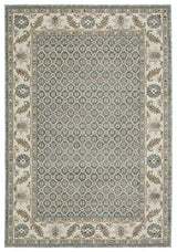 Oriental Weavers Sphinx Andorra 2429A Blue/ Ivory Rug.