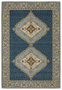 Oriental Weavers Sphinx Andorra 2430A Blue/ Gold Rug.