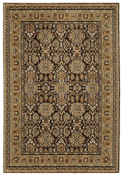 Oriental Weavers Sphinx Andorra 2431A Brown/ Gold Rug.