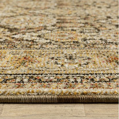 Oriental Weavers Sphinx Andorra 2431A Brown/ Gold Rug.
