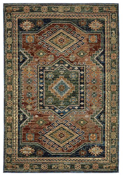 Oriental Weavers Sphinx Andorra 2442A Blue/ Multi Rug.