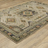 Oriental Weavers Sphinx Andorra 2442D Green/ Multi Rug.
