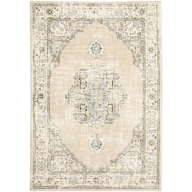 Oriental Weavers Sphinx Andorra 303D Beige / Ivory Rugs.