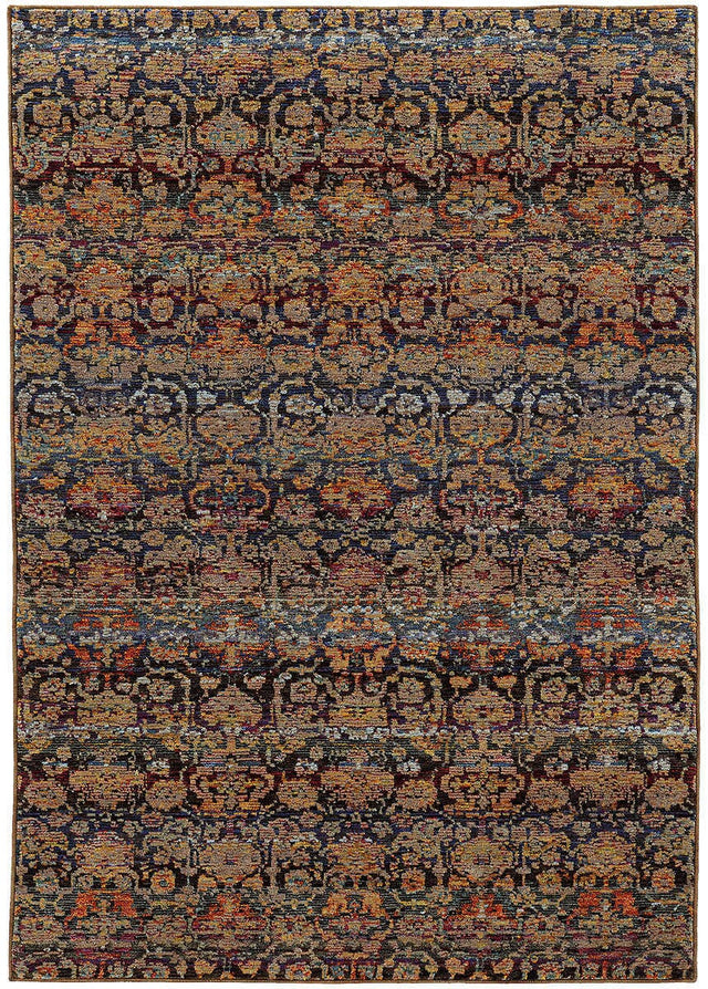 Oriental Weavers Sphinx Andorra 6836C Multi / Blue Rugs.