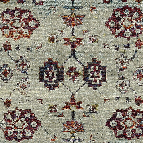 Oriental Weavers Sphinx Andorra 6842D Stone / Red Rugs.