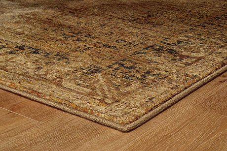 Oriental Weavers Sphinx Andorra 6845D Gold / Brown Rugs.