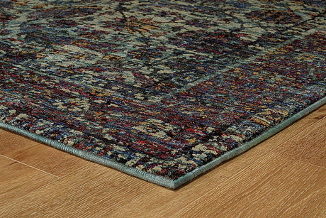 Oriental Weavers Sphinx Andorra 6846B Blue / Purple Rugs.