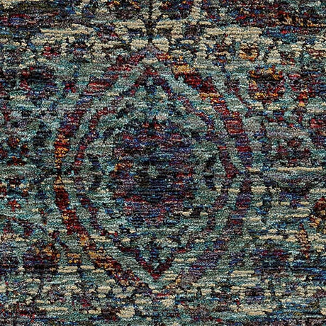 Oriental Weavers Sphinx Andorra 6846B Blue / Purple Rugs.