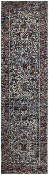 Oriental Weavers Sphinx Andorra 6846B Blue / Purple Rugs.