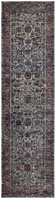 Oriental Weavers Sphinx Andorra 6846B Blue / Purple Rugs.