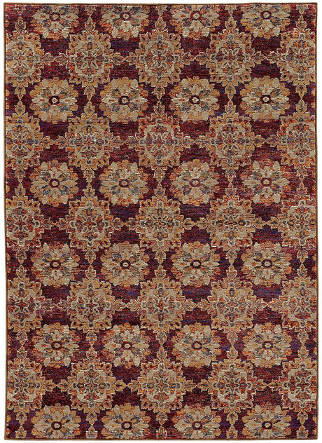 Oriental Weavers Sphinx Andorra 6883A Red / Gold Rugs.