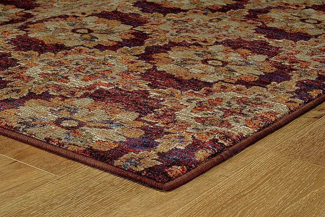 Oriental Weavers Sphinx Andorra 6883A Red / Gold Rugs.