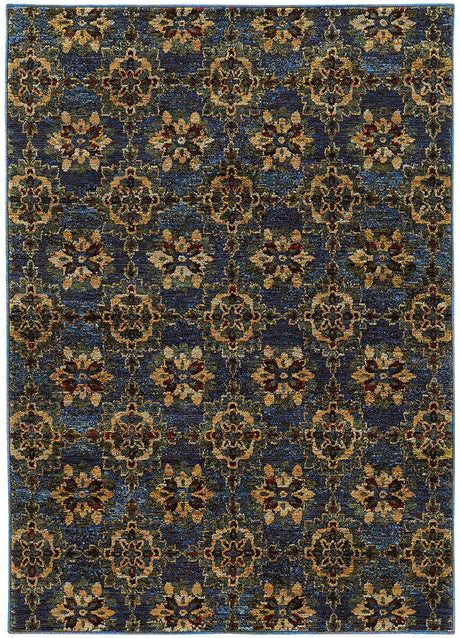 Oriental Weavers Sphinx Andorra 6883C Blue / Gold Rugs.