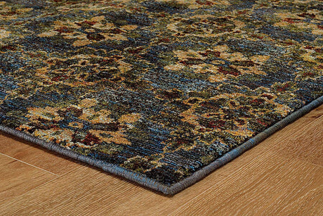 Oriental Weavers Sphinx Andorra 6883C Blue / Gold Rugs.