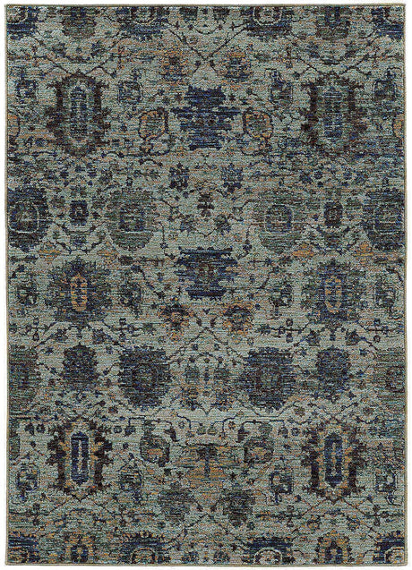 Oriental Weavers Sphinx Andorra 7120A Blue / Navy Rugs.