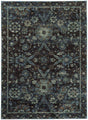 Oriental Weavers Sphinx Andorra 7124A Navy / Blue Rugs.