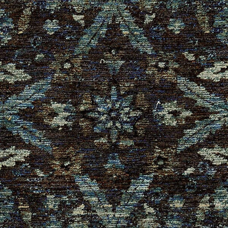 Oriental Weavers Sphinx Andorra 7124A Navy / Blue Rugs.