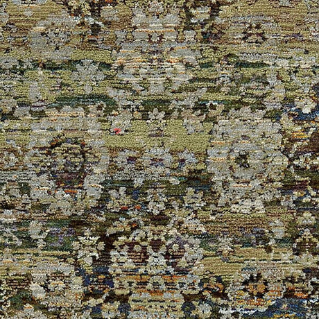 Oriental Weavers Sphinx Andorra 7125C Green / Brown Rugs.