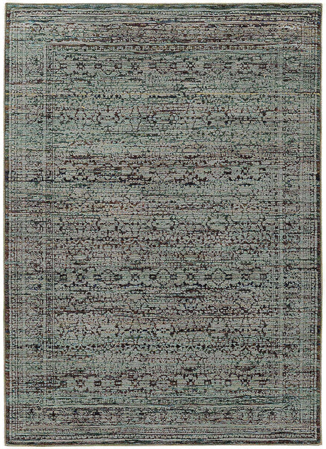 Oriental Weavers Sphinx Andorra 7127A Blue / Purple Rugs.