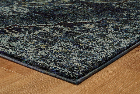 Oriental Weavers Sphinx Andorra 7135F Blue / Blue Rugs.