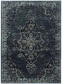 Oriental Weavers Sphinx Andorra 7135F Blue / Blue Rugs.