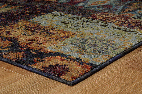 Oriental Weavers Sphinx Andorra 7137A Multi / Blue Rugs.