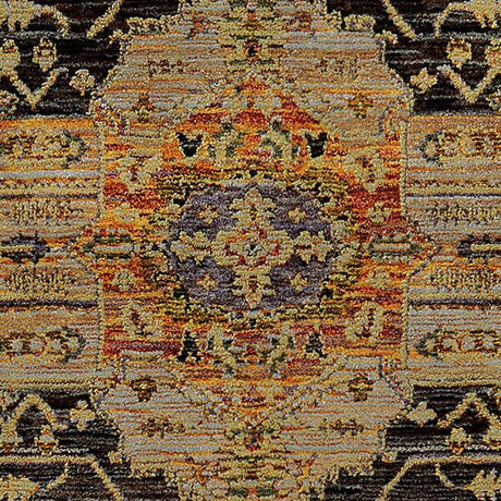 Oriental Weavers Sphinx Andorra 7138B Gold / Grey Rugs.