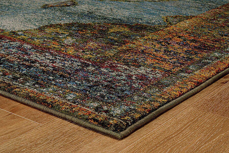 Oriental Weavers Sphinx Andorra 7139A Blue / Multi Rugs.