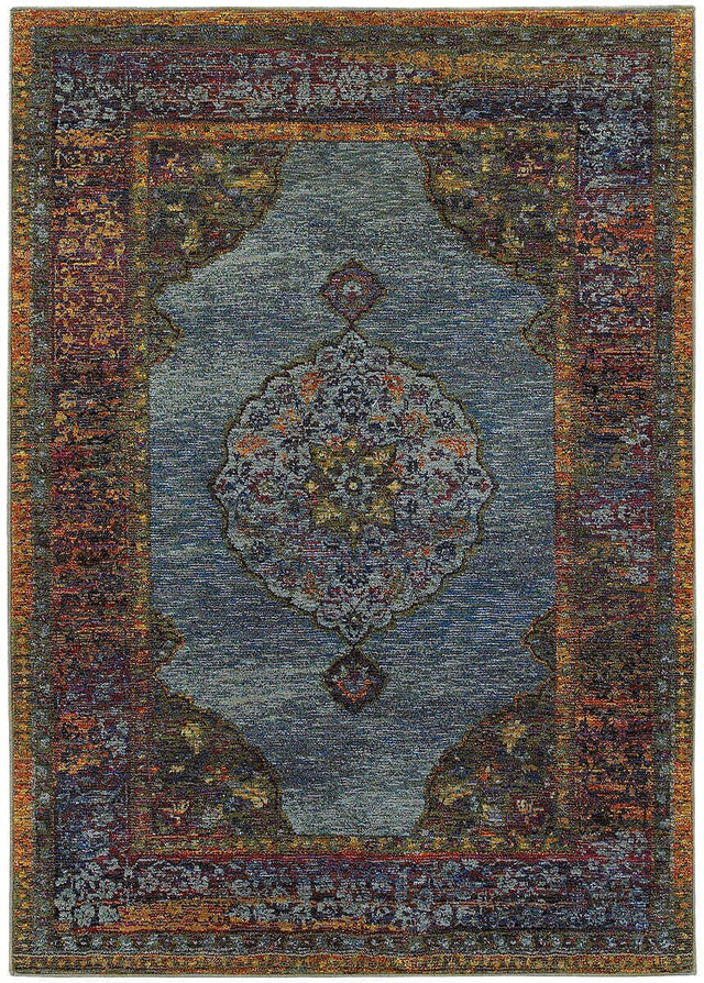 Oriental Weavers Sphinx Andorra 7139A Blue / Multi Rugs.