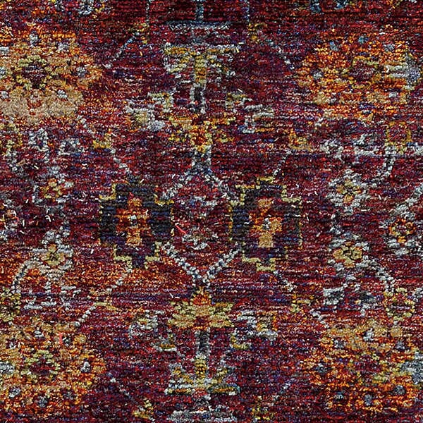 Oriental Weavers Sphinx Andorra 7153A Red / Purple Rugs.