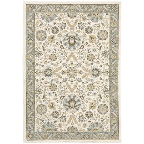 Oriental Weavers Sphinx Andorra 8918I Stone / Ivory Rugs.