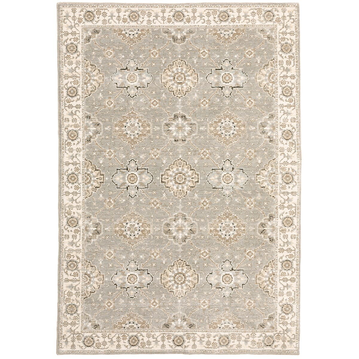 Oriental Weavers Sphinx Andorra 8929H Grey / Ivory Rugs - Oriental ...