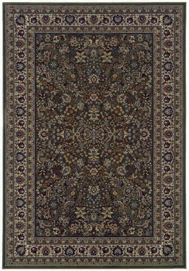 Oriental Weavers Sphinx Ariana 213g8 Green / Ivory Rugs.