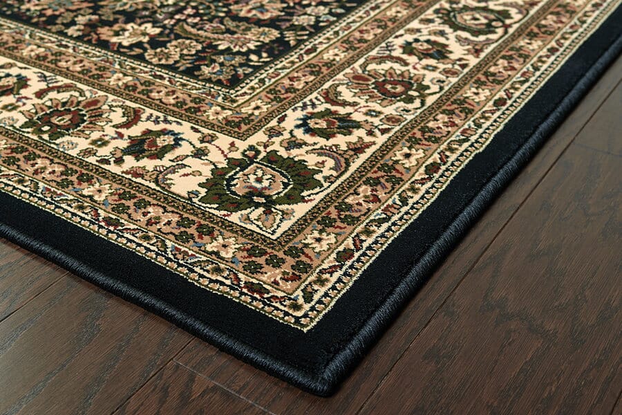 Oriental Weavers Sphinx Ariana 213k8 Black / Ivory Rugs.