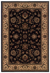 Oriental Weavers Sphinx Ariana 311k3 Black / Ivory Rugs.