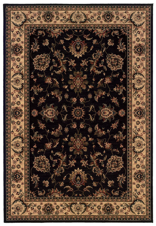 Oriental Weavers Sphinx Ariana 311k3 Black / Ivory Rugs - Oriental Weavers Sphinx - 311k3 - 1