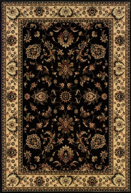 Oriental Weavers Sphinx Ariana 311k3 Black / Ivory Rugs.