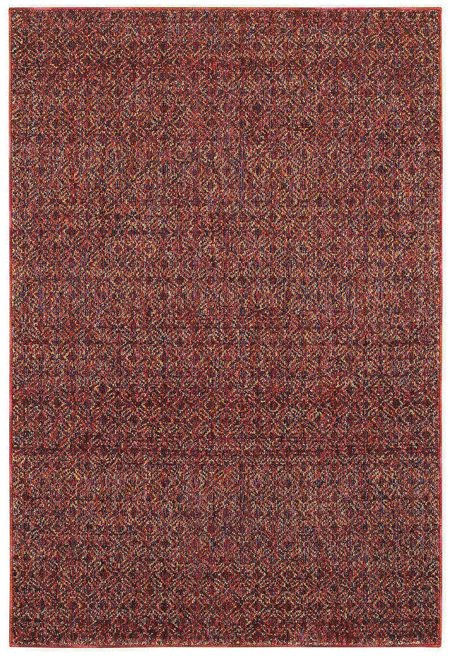 Oriental Weavers Sphinx Atlas 8048K Red / Rust Rugs.