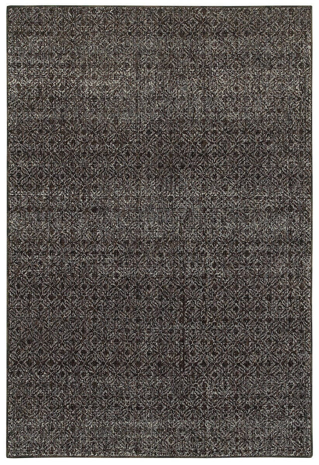 Oriental Weavers Sphinx Atlas 8048Q Black / Grey Rugs.