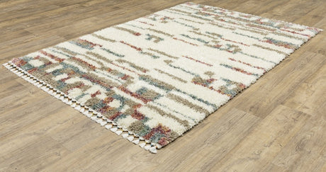 Oriental Weavers Sphinx Axis Ax06A Ivory/ Multi Rug.