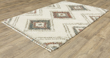 Oriental Weavers Sphinx Axis Ax07A Ivory/ Multi Rug.