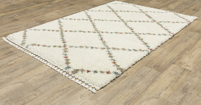 Oriental Weavers Sphinx Axis Ax08A Ivory/ Multi Rug.