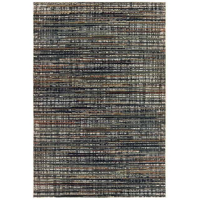 Oriental Weavers Sphinx Bowen 1332H Black / Navy Rugs.
