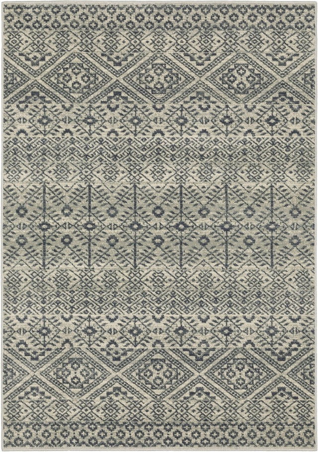 Oriental Weavers Sphinx Branson Br02A Blue/ Beige Rugs.