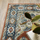 Oriental Weavers Sphinx Branson Br04A Rust/ Beige Rugs.