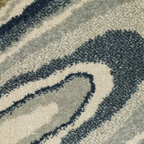 Oriental Weavers Sphinx Branson Br07A Ivory/ Blue Rugs.