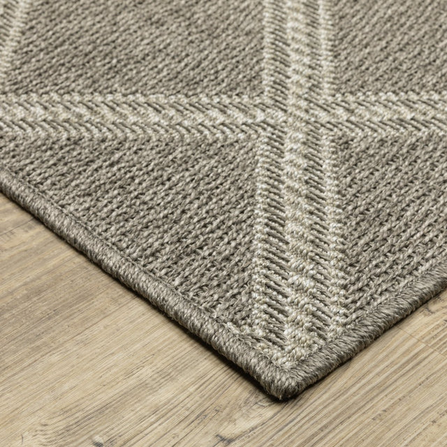 Oriental Weavers Sphinx Caicos Ca02N Grey/ Grey Rug.