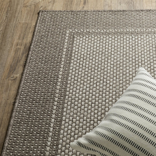 Oriental Weavers Sphinx Caicos Ca03N Grey/ Grey Rug.